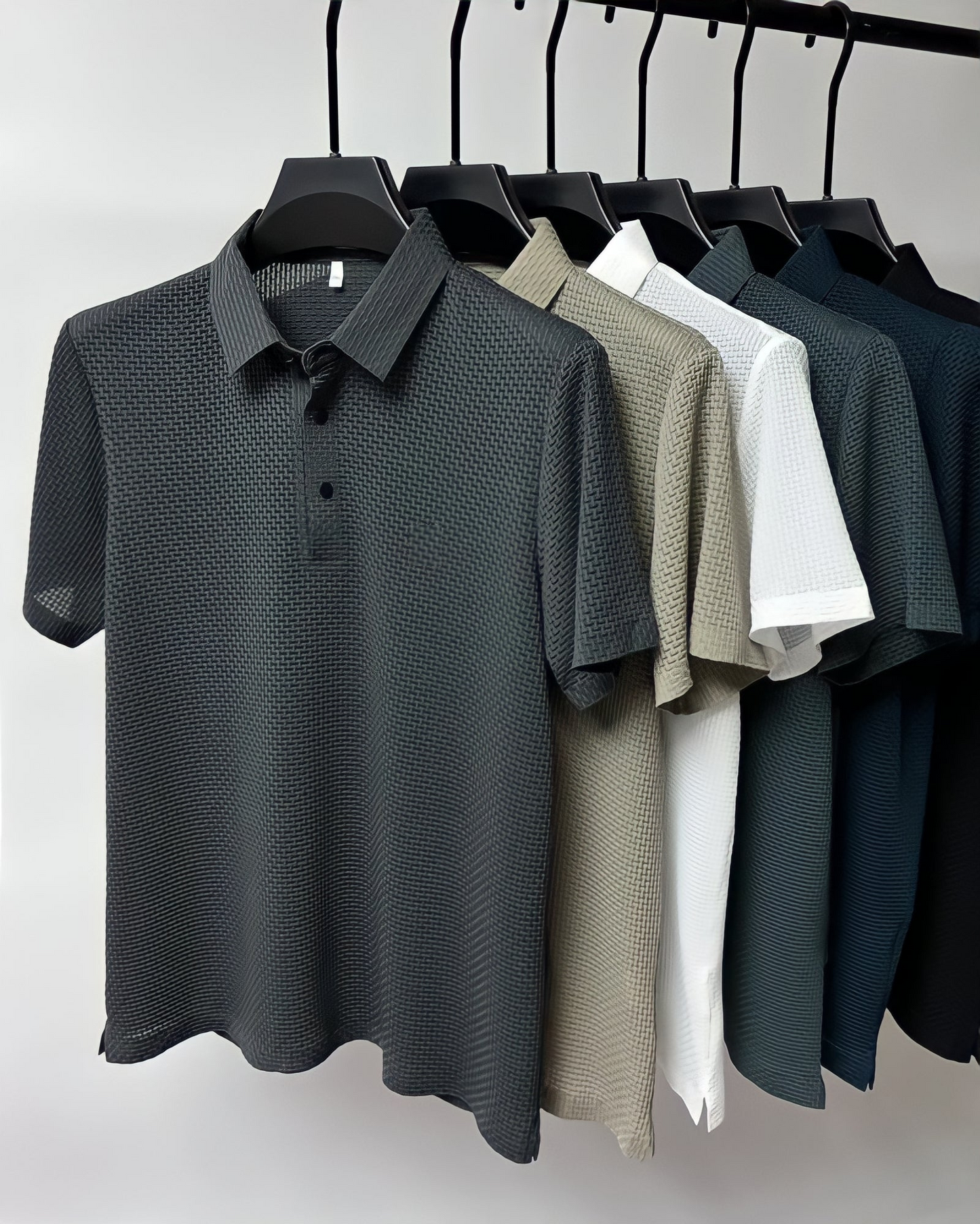 Top-Notch Textured Slim Fit Polo Tee