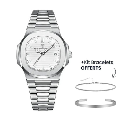 Men's Luxe Nautilus™ Watch with a Free Bracelet Kit – Proper Bargain!